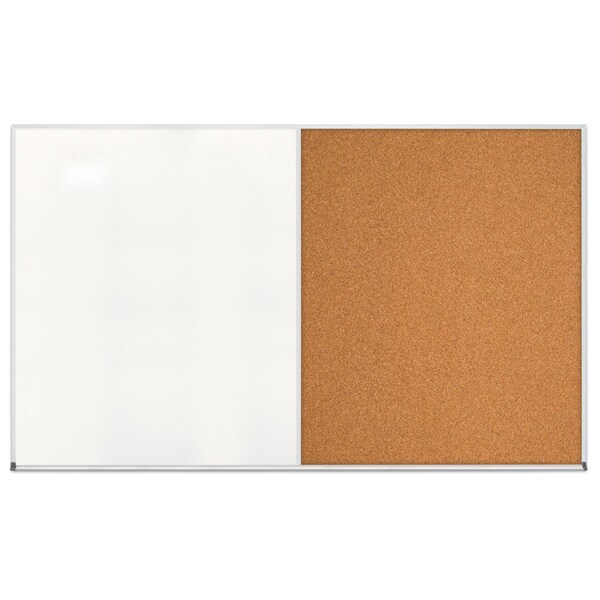 Enclosed Corkboard, 1 Door, 48"x36", 4" Fra